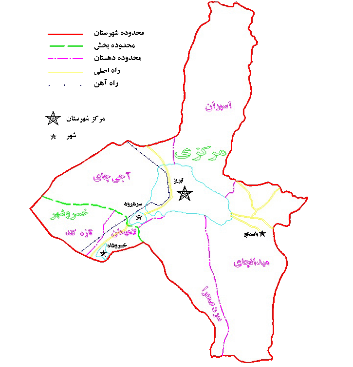 tabriz map