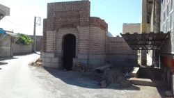 حفاظت و مرمت سر درب و سربینه حمام شیشوان عجب‌شیر طی سال ۱۴۰۰