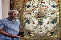یاشار ملفوظی هنرمند برگزیده جشنواره از افسانه تا اصالت دستبافته‌های ایرانی